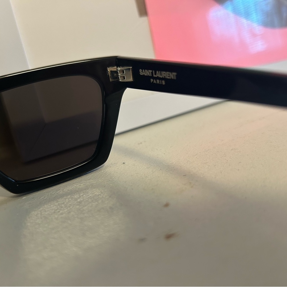 Saint Laurent 633 Cat Eye Black Sunglasses - Picture 8 of 8